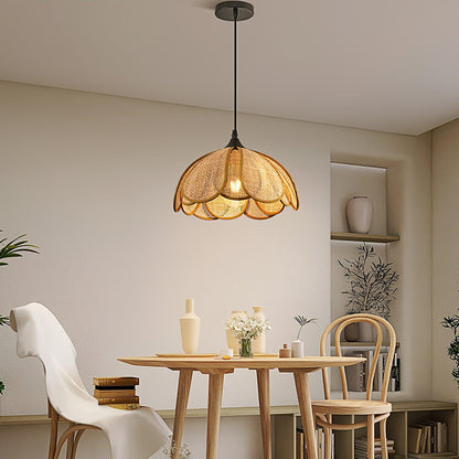 Bloom Rattan Pendant Lamp