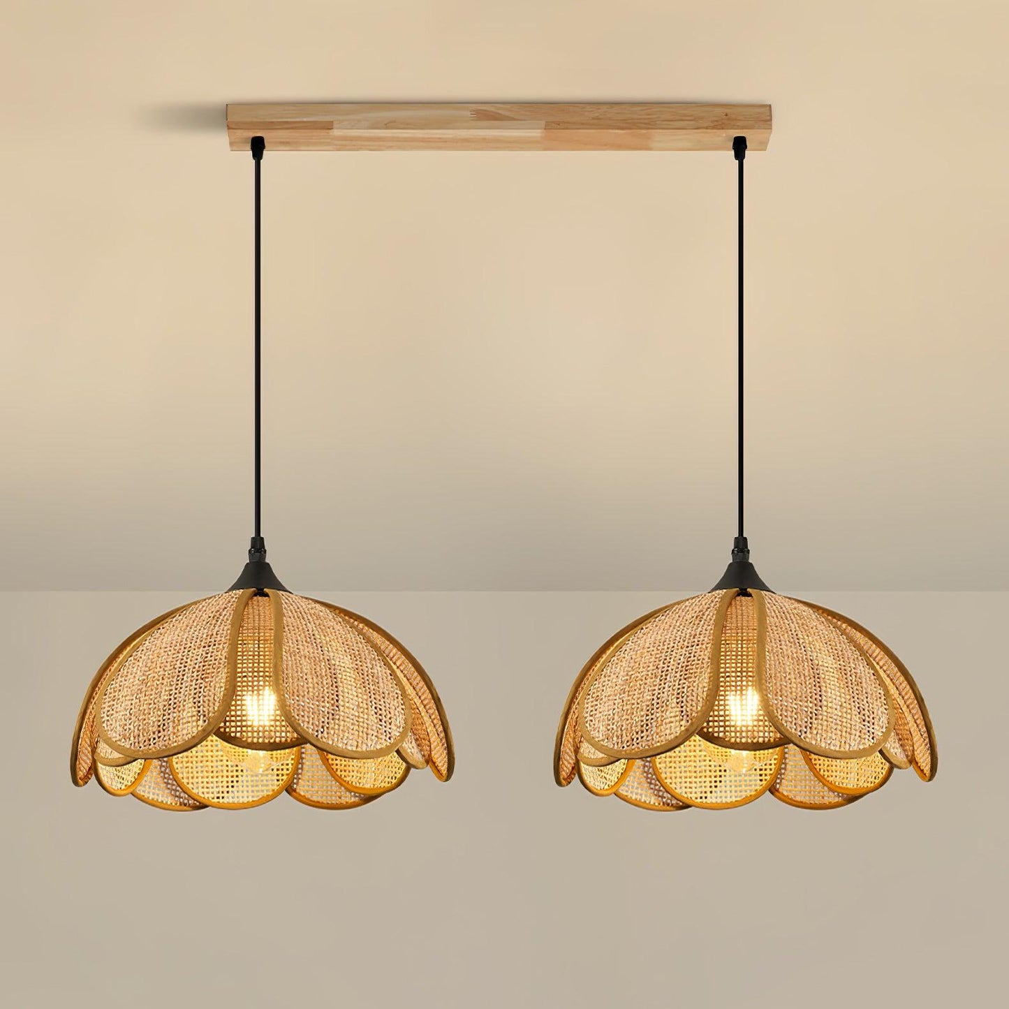 Bloom Rattan Pendant Lamp