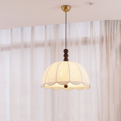 Blossom Fabric Swag Pendant Light