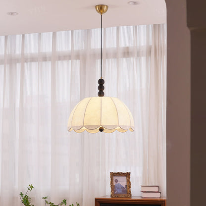 Blossom Fabric Swag Pendant Light