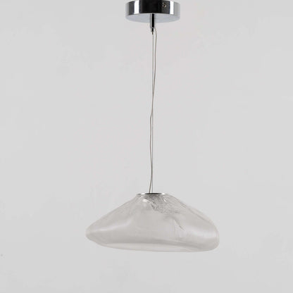 Blown Glass Mesh Pendant Light