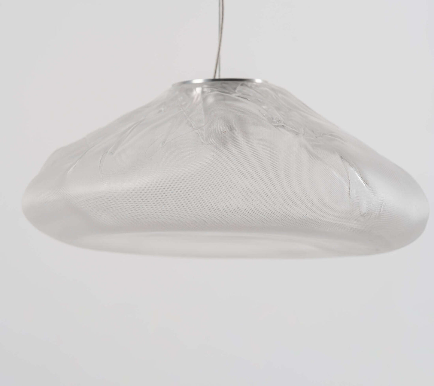 Blown Glass Mesh Pendant Light