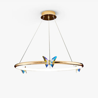 Blue Butterfly Chandelier