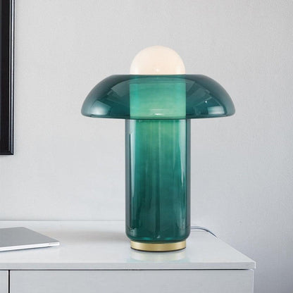 Glass Mushroom Side table lamp Table Lamp