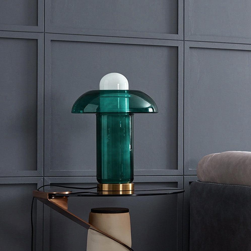 Glass Mushroom Side table lamp Table Lamp