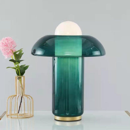 Glass Mushroom Side table lamp Table Lamp