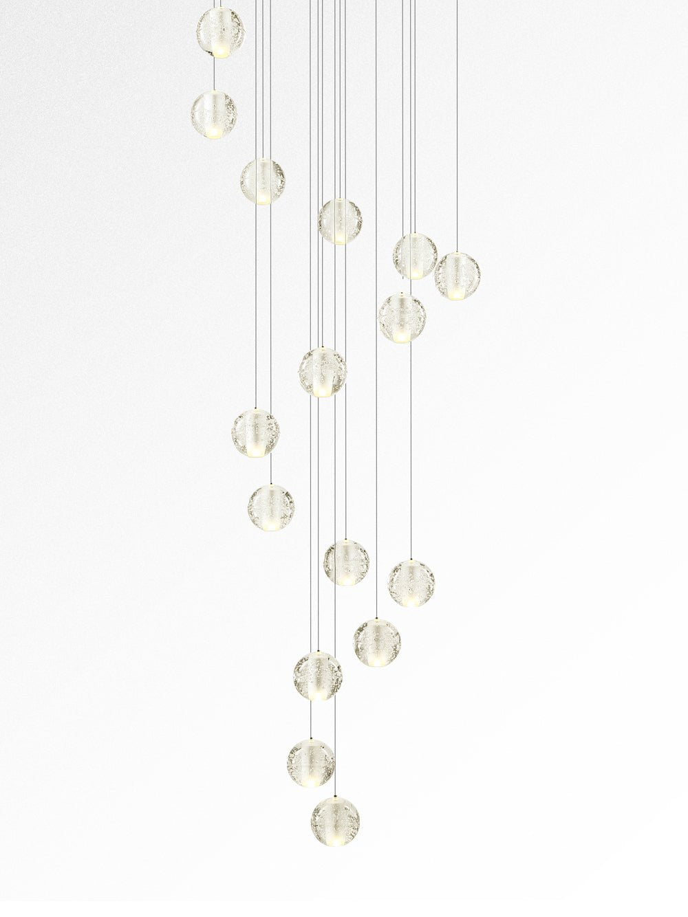 Crystal Bubbles Balls Pendant Lamp