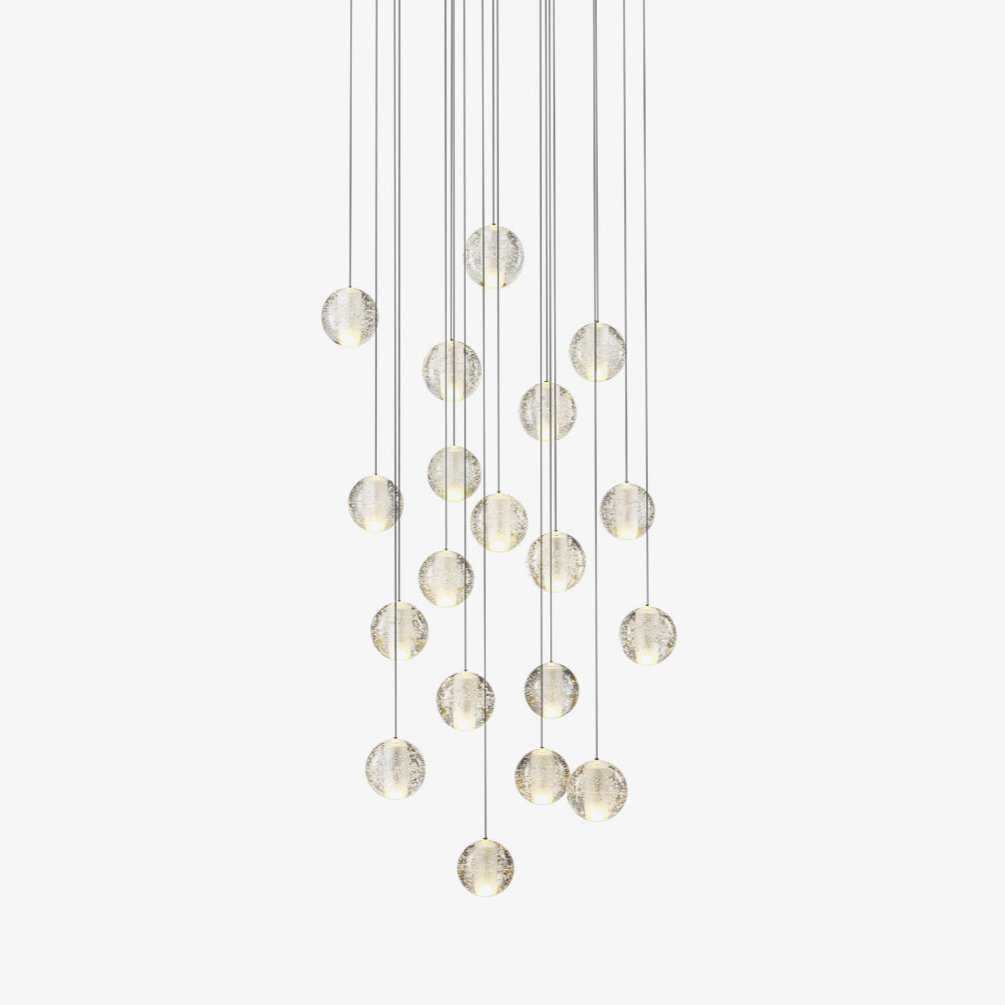 Crystal Bubbles Balls Pendant Lamp