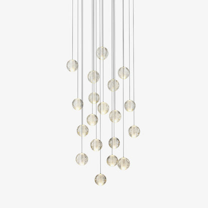 Crystal Bubbles Balls Pendant Lamp