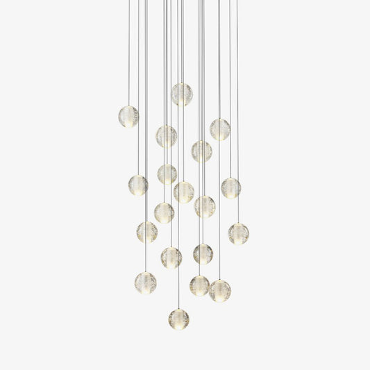 Crystal Bubbles Balls Pendant Lamp