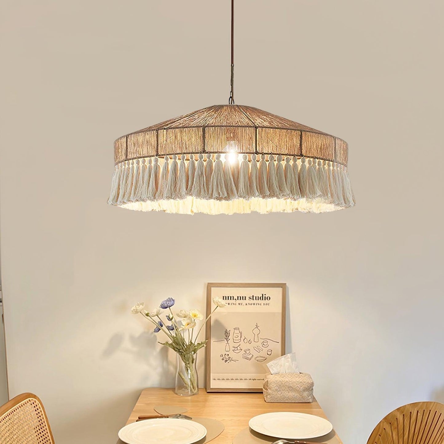 Bohemian Fringe Pendant Lamp