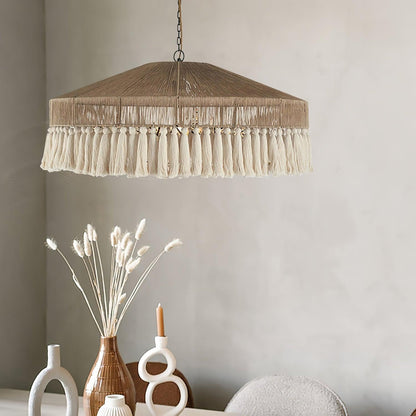 Bohemian Fringe Pendant Lamp