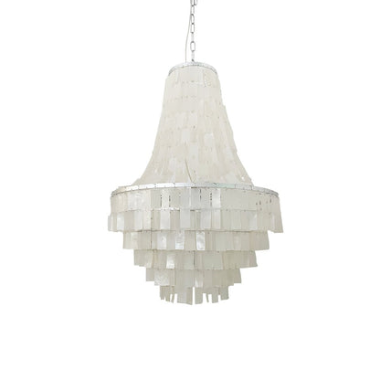 Boho Shell Tiered Chandelier