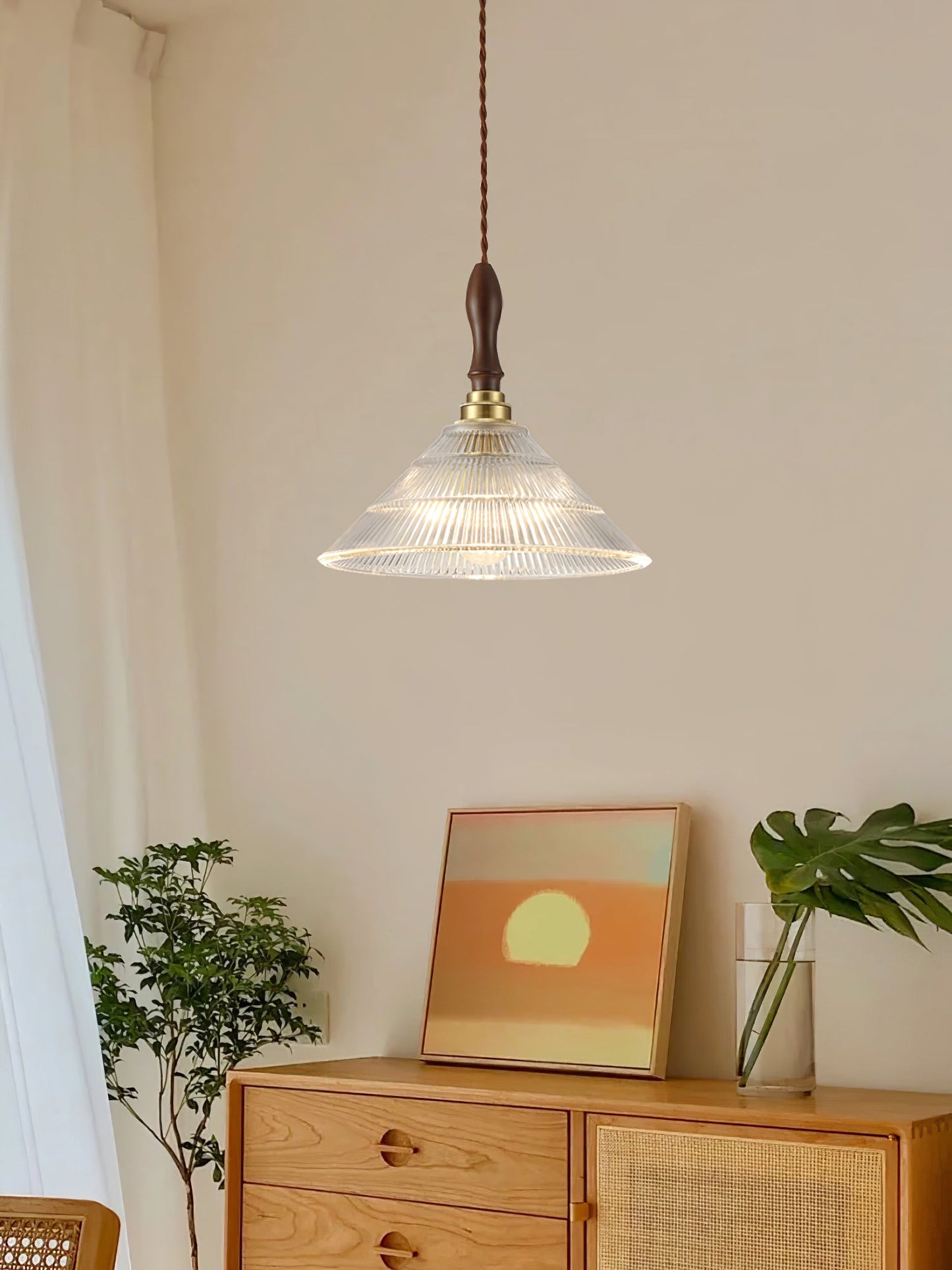 Vintage Ripple Droplight Pendant Lamp