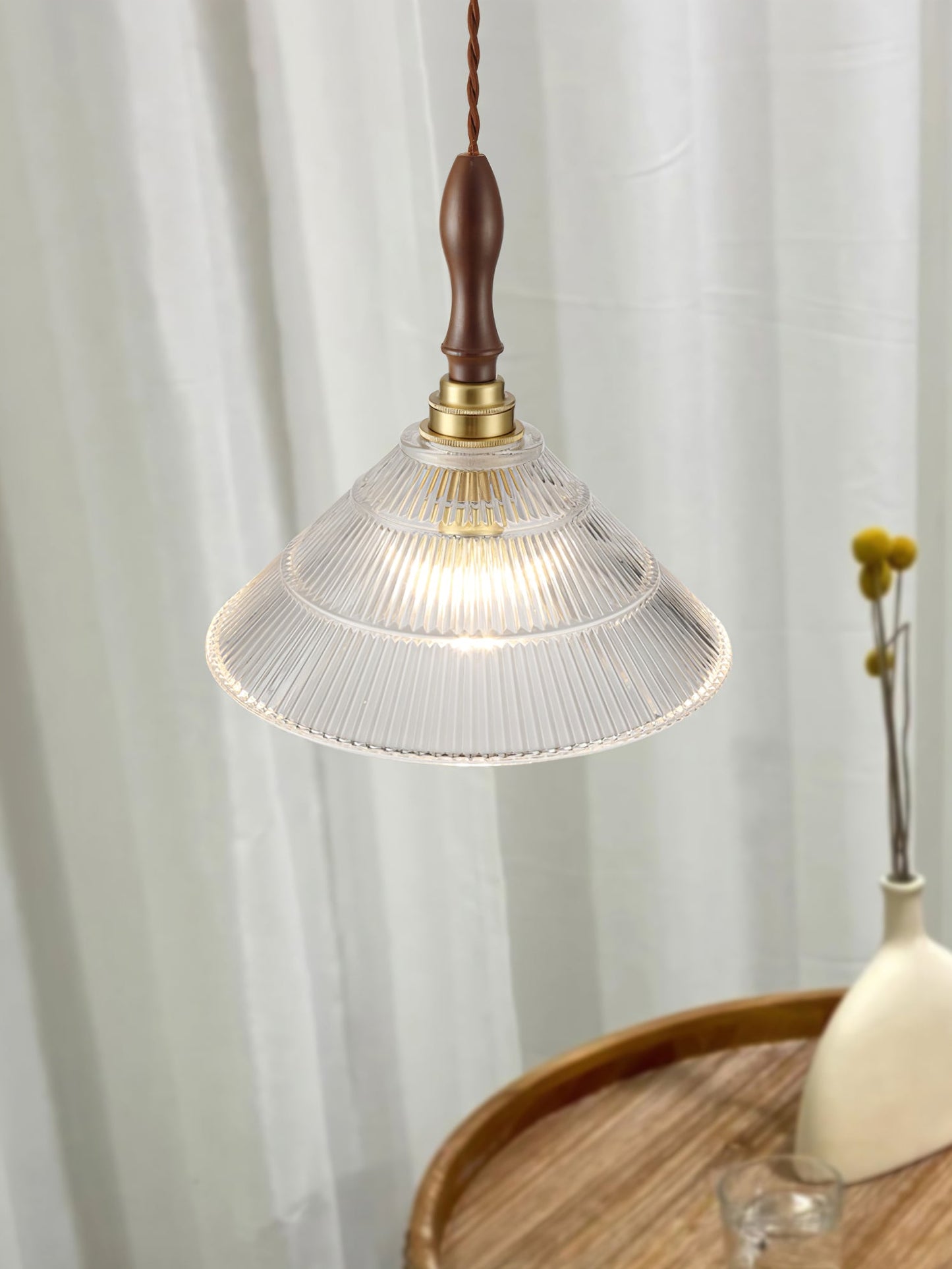 Vintage Ripple Droplight Pendant Lamp