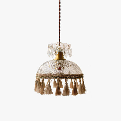 Bowl Tassel Pendant Light