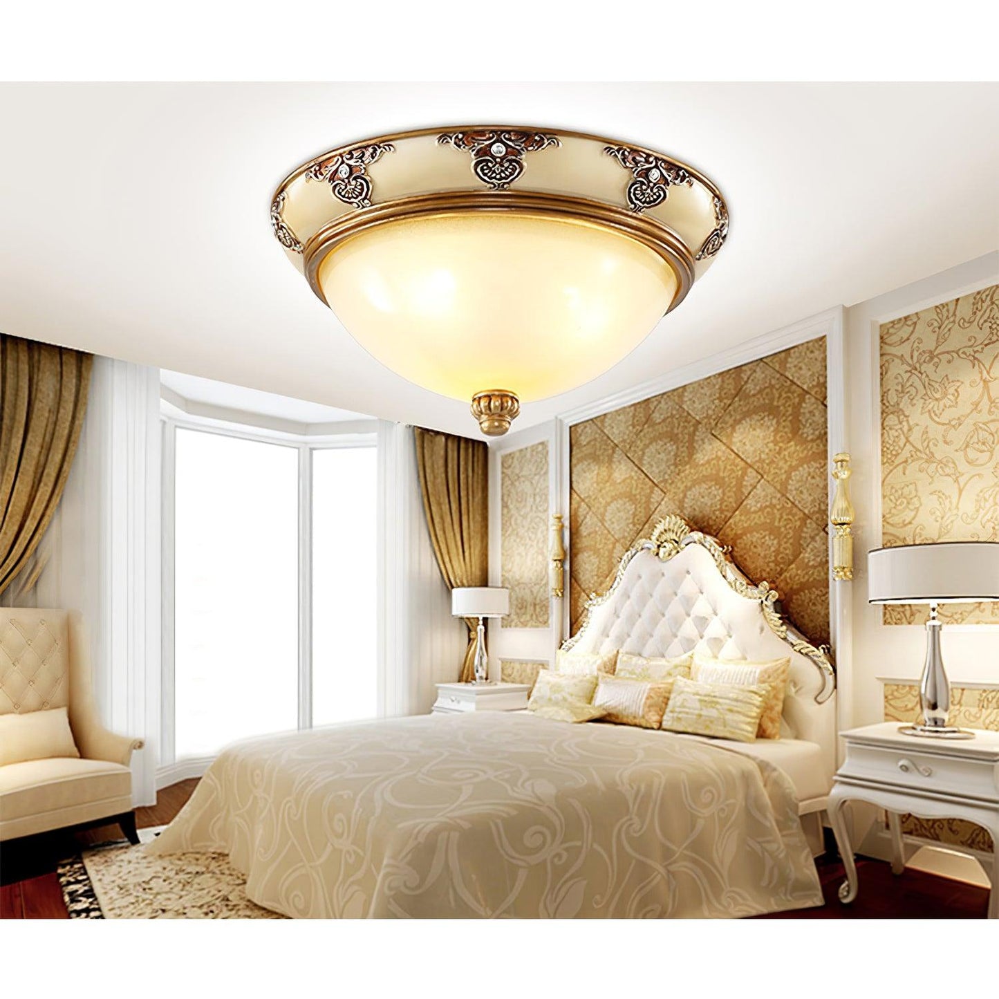 Brahm Flush Ceiling Light