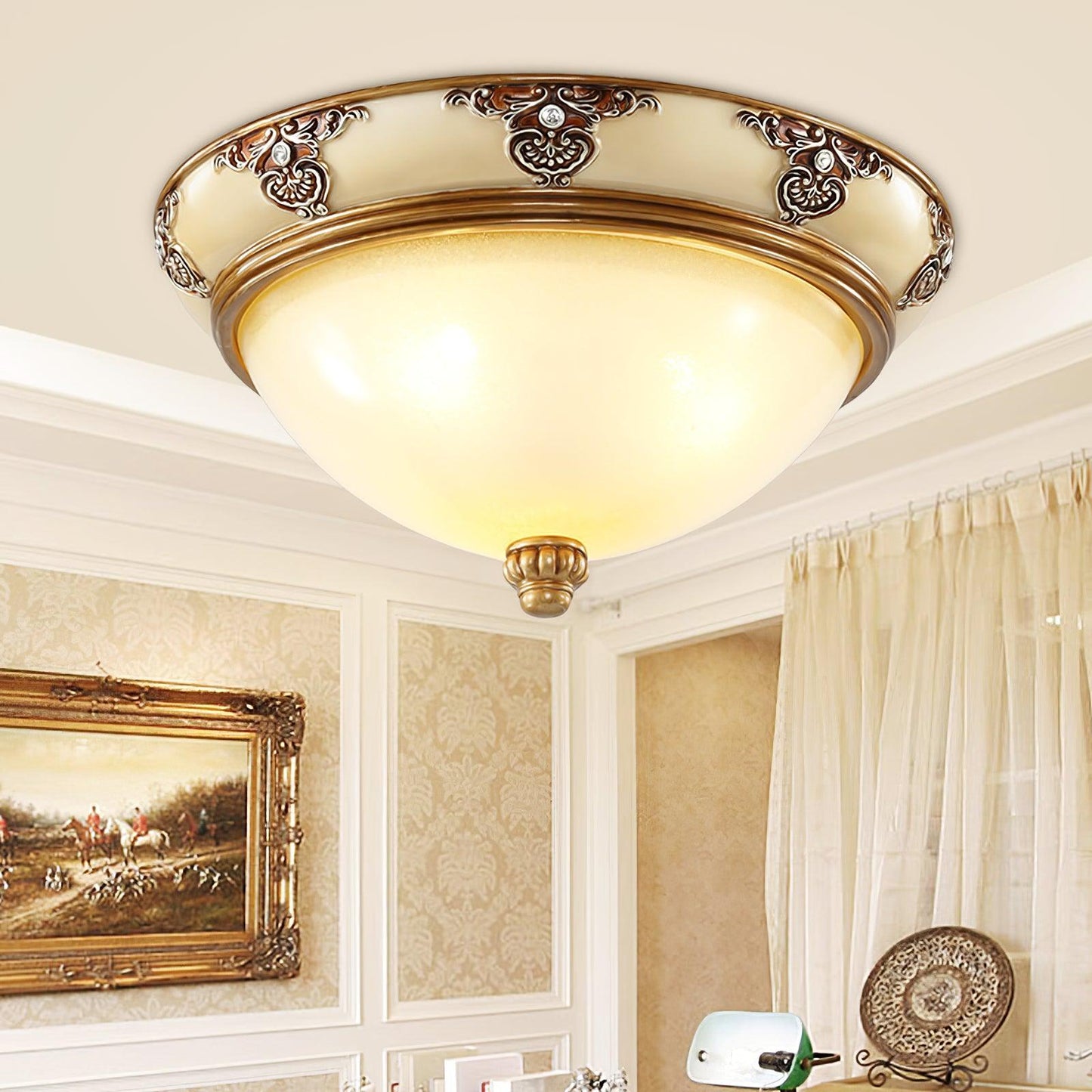 Brahm Flush Ceiling Light