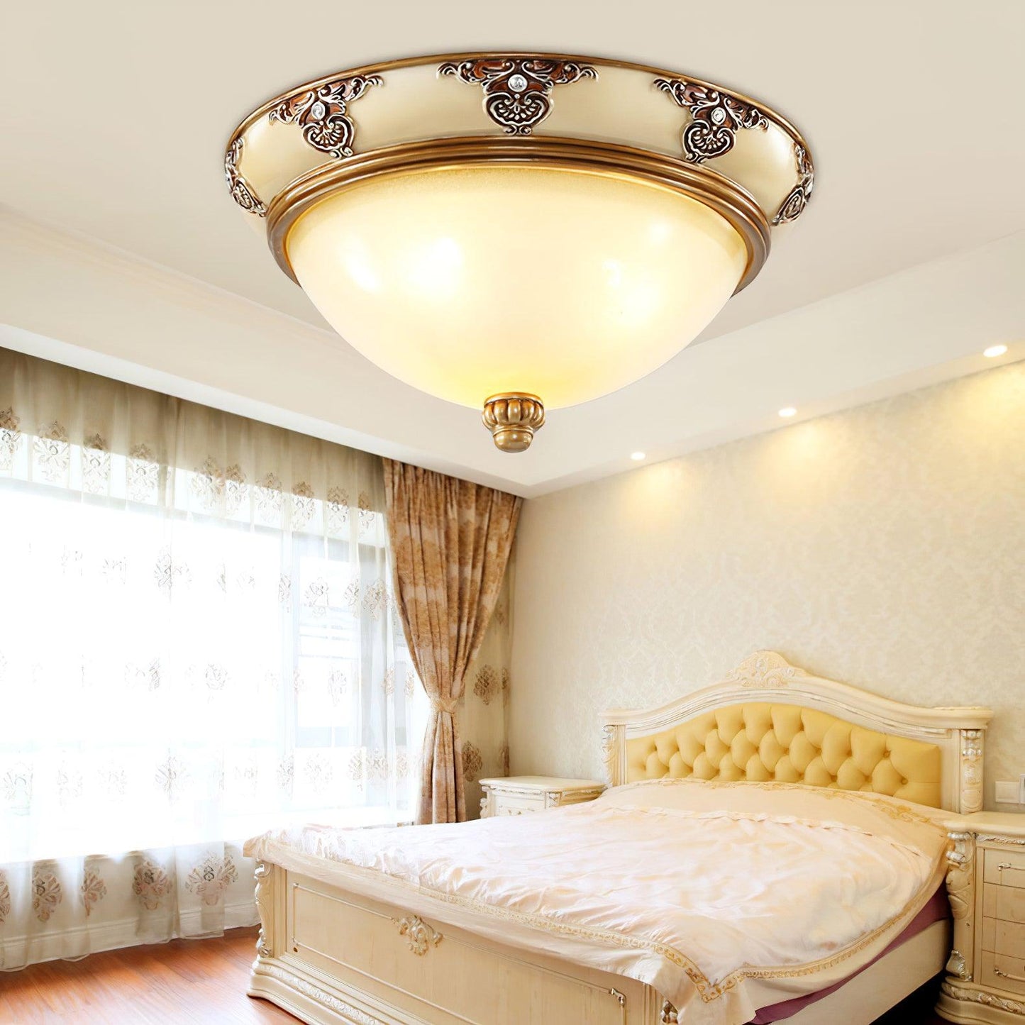 Brahm Flush Ceiling Light