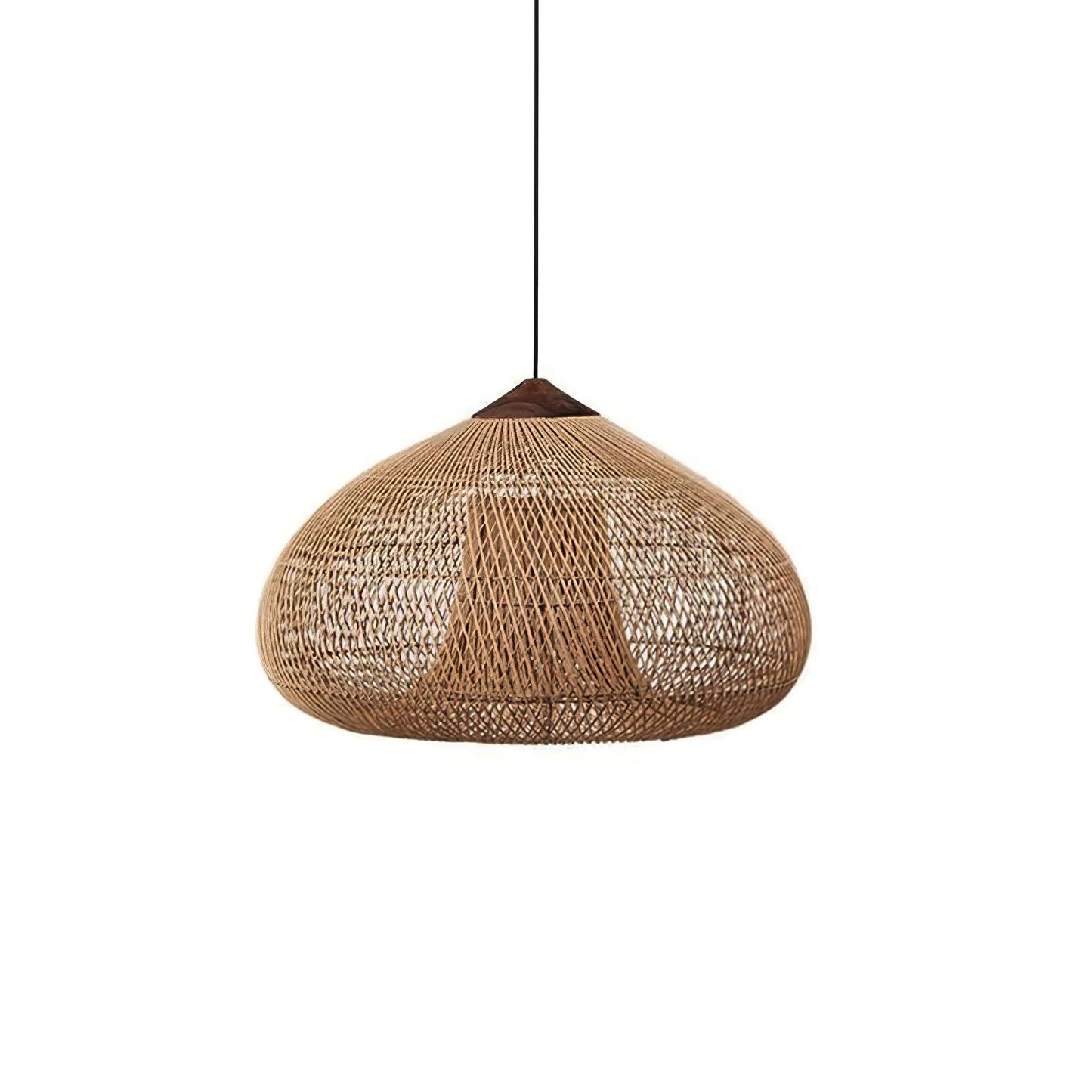 Braided Rattan Pendant Lamp