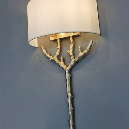 Brass Branch Wall Lamp