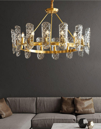 Brass Central Chandelier