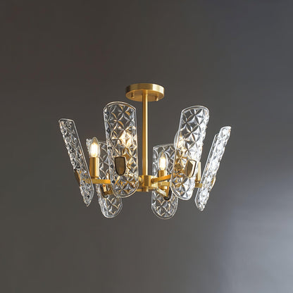 Brass Central Chandelier