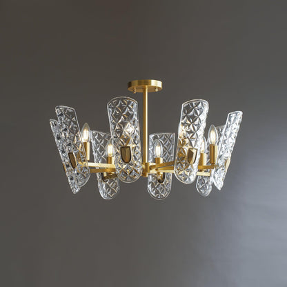 Brass Central Chandelier