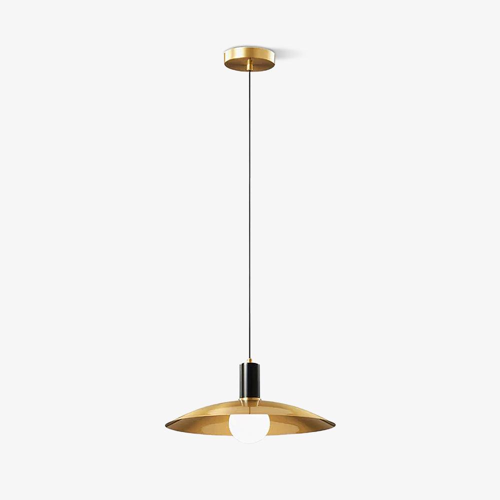 Brass Flared Pendant Lamp