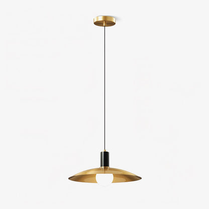 Brass Flared Pendant Lamp