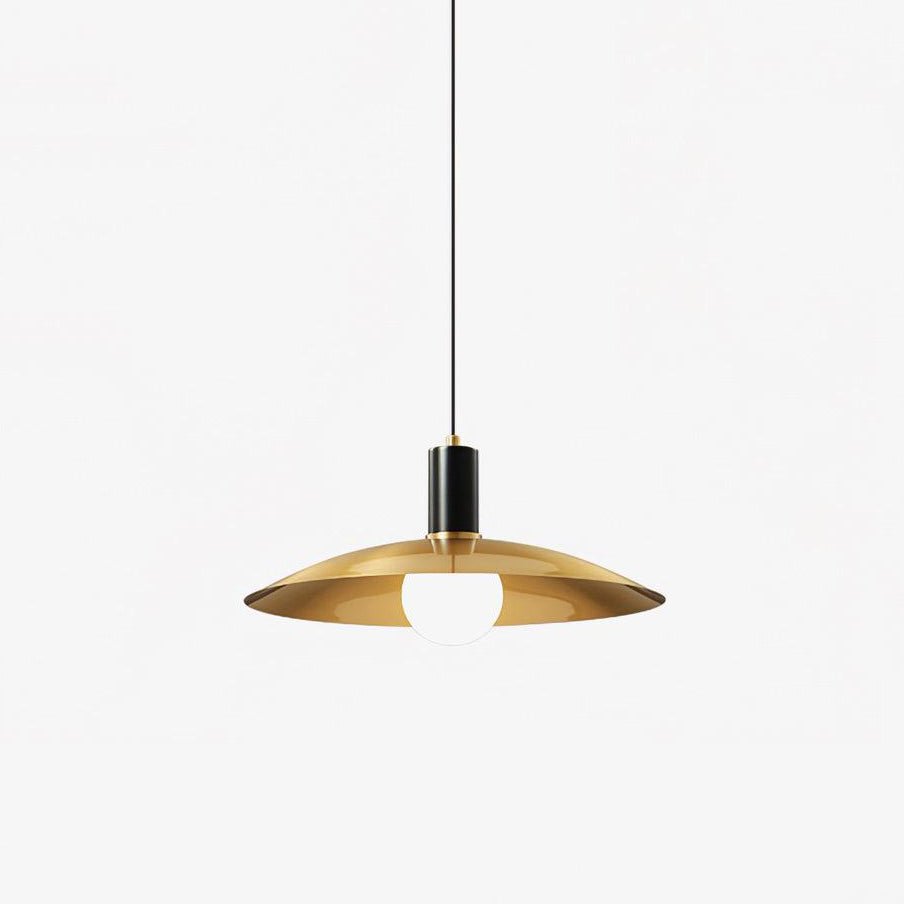 Brass Flared Pendant Lamp