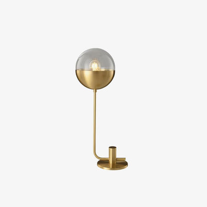 Brass Globular Table Lamp