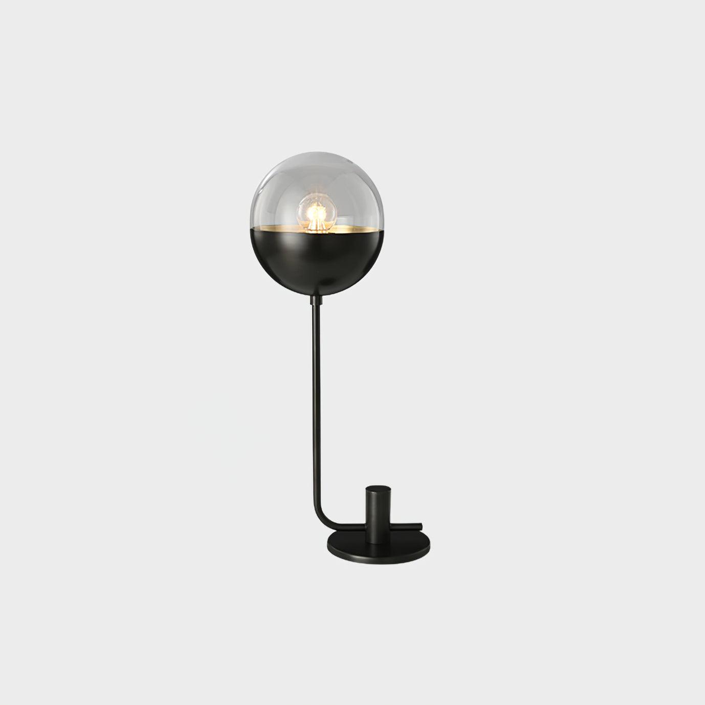 Brass Globular Table Lamp