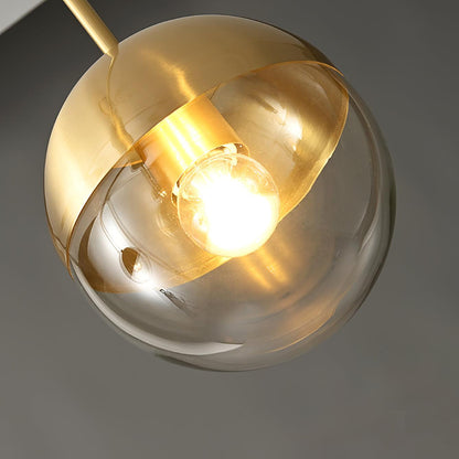 Brass Globulars Ceiling Lamp