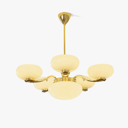 Brass Radiance Orb Chandelier