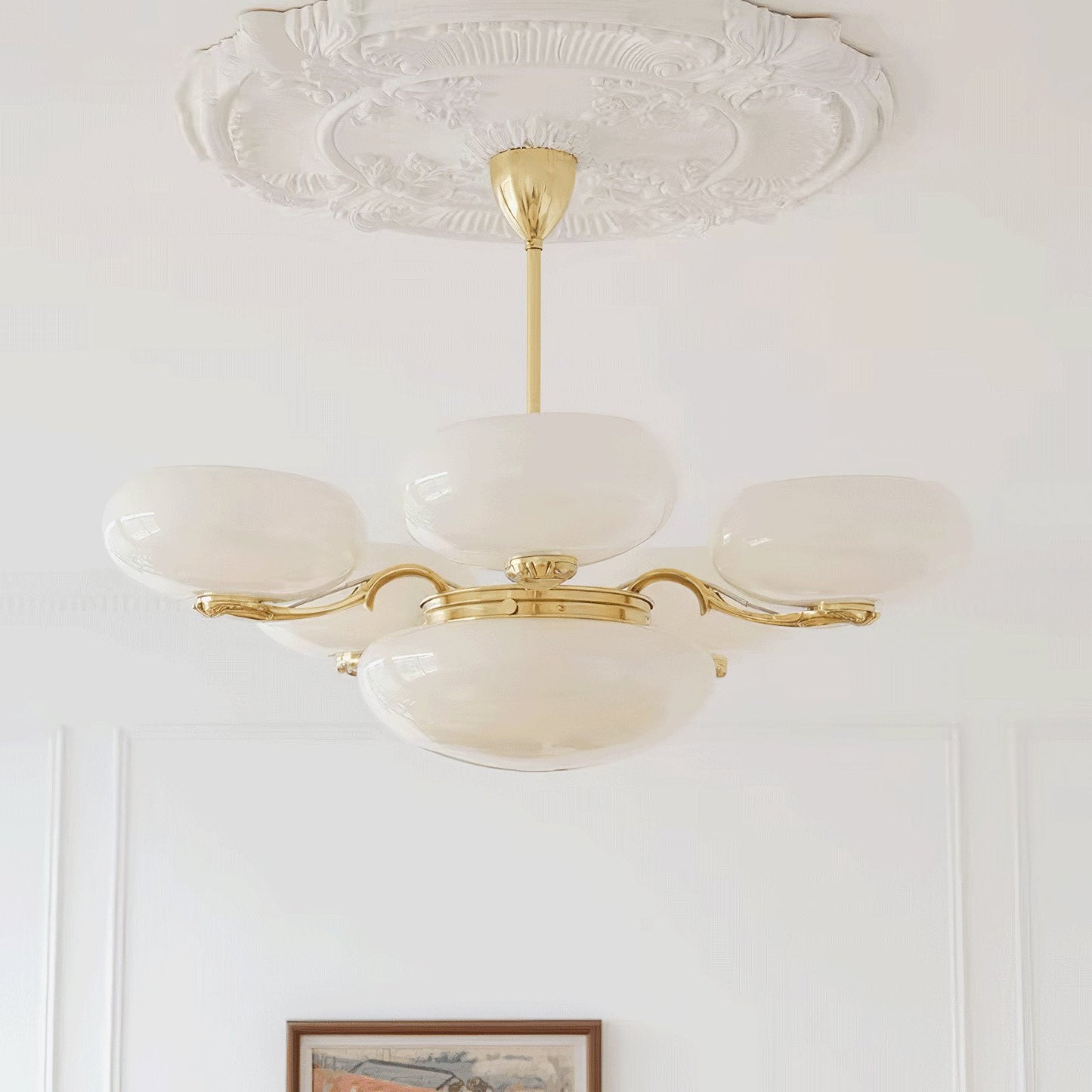 Brass Radiance Orb Chandelier