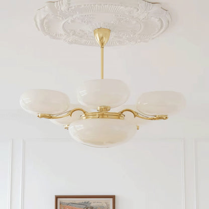 Brass Radiance Orb Chandelier