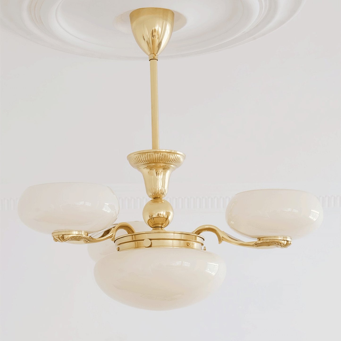 Brass Radiance Orb Chandelier