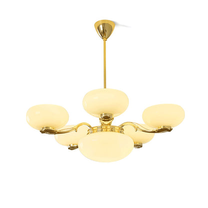 Brass Radiance Orb Chandelier