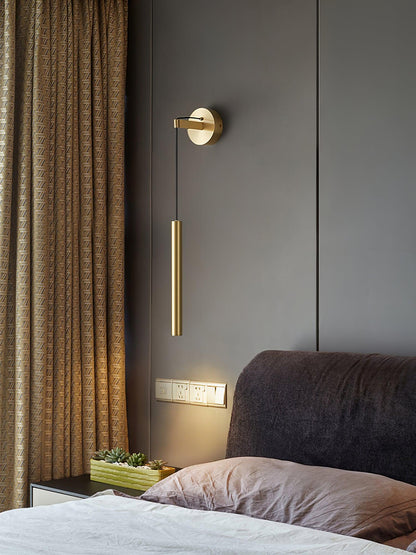 Brass Line Wall Light