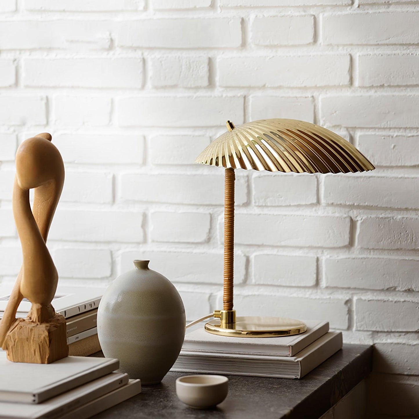 Brass Shell Table Lamp