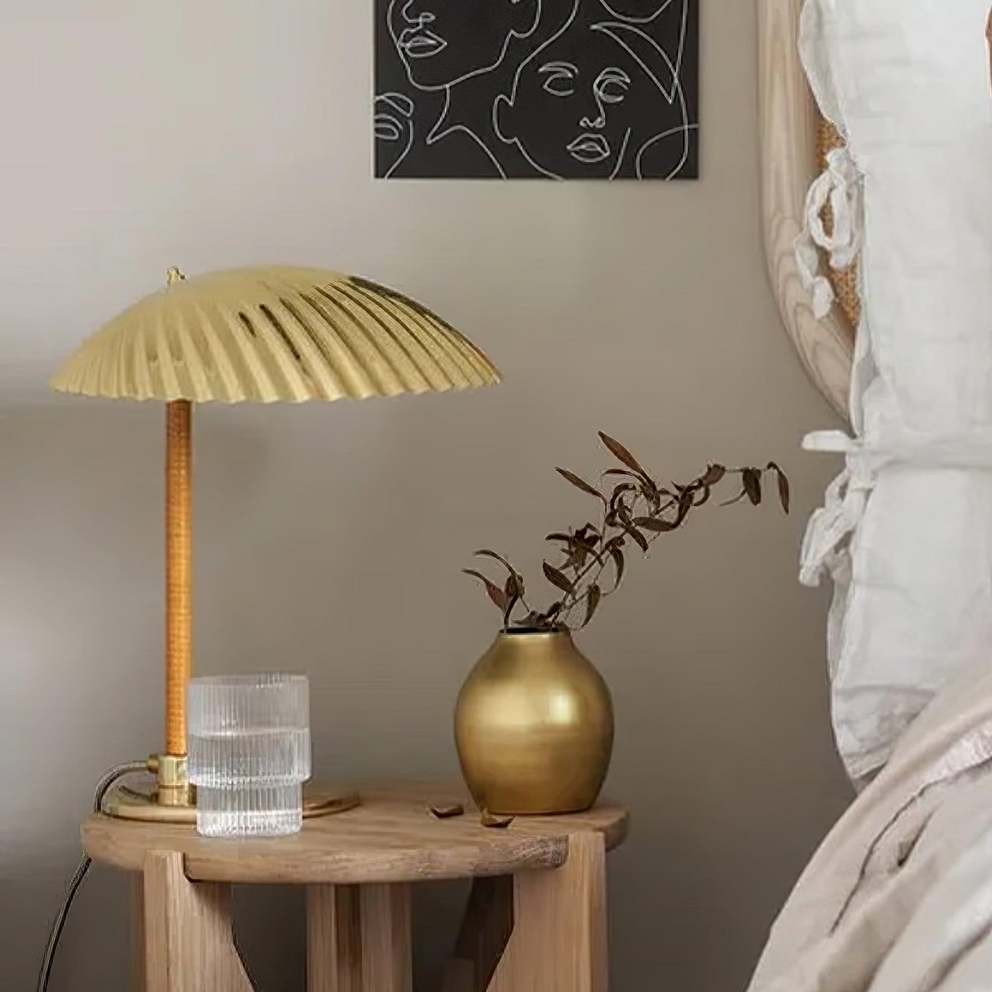 Brass Shell Table Lamp