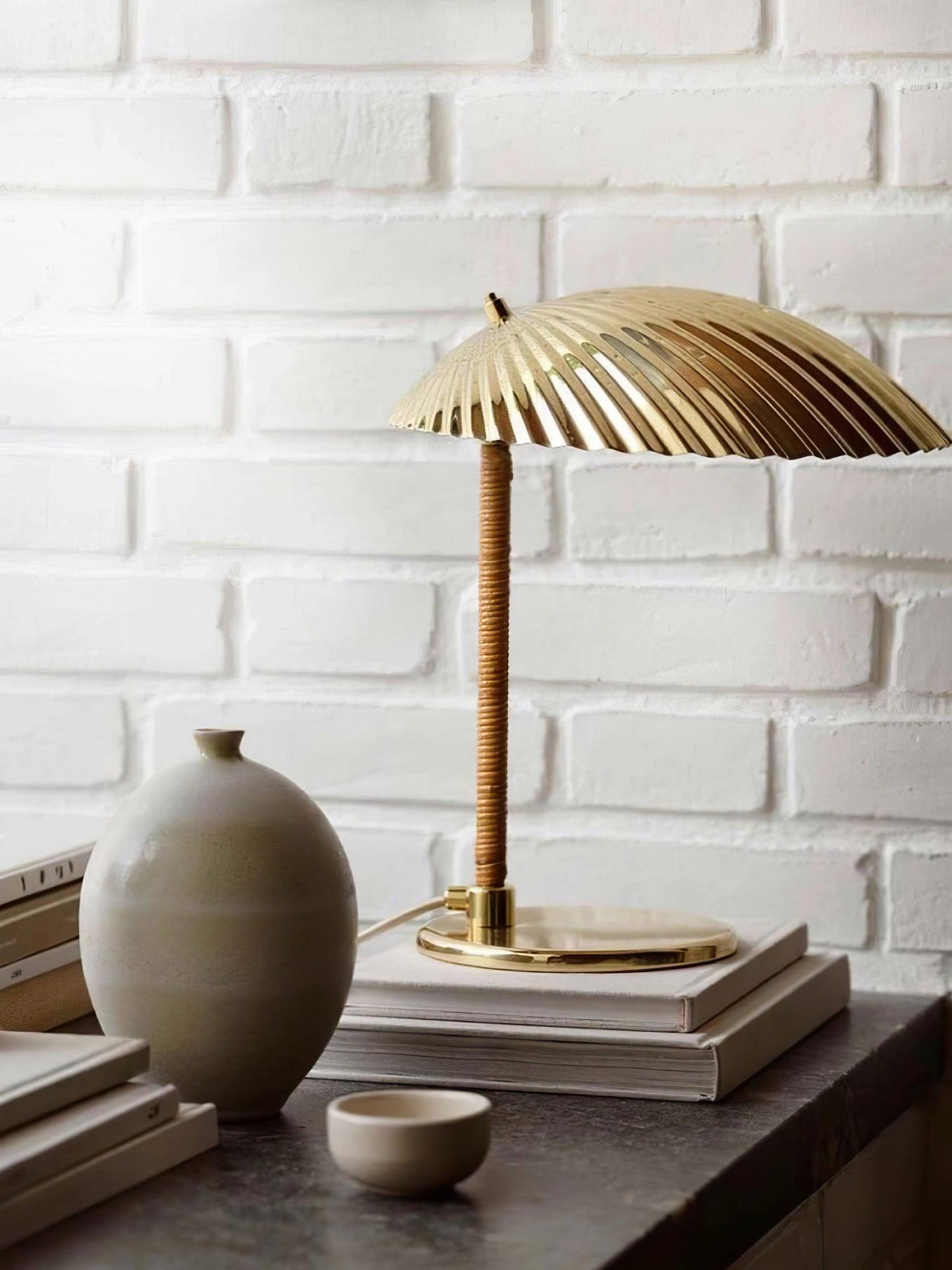 Brass Shell Table Lamp