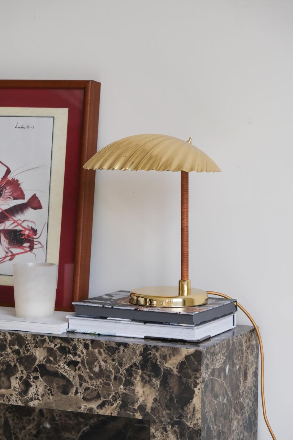 Brass Shell Table Lamp