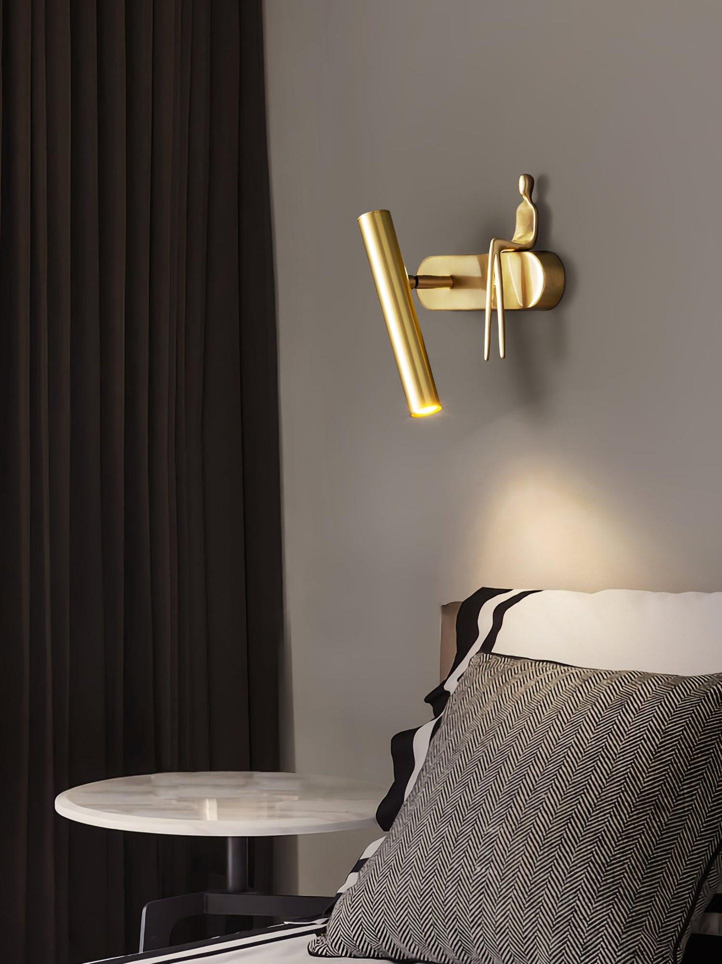 Brass Villain Wall Lamp