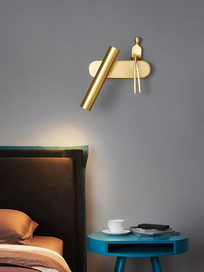 Brass Villain Wall Lamp