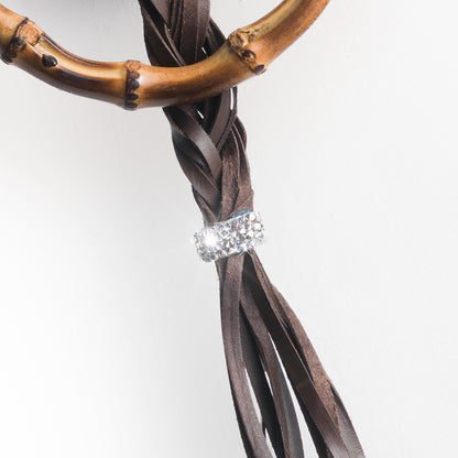 Boho Chic Patterned Bamboo Wall Light