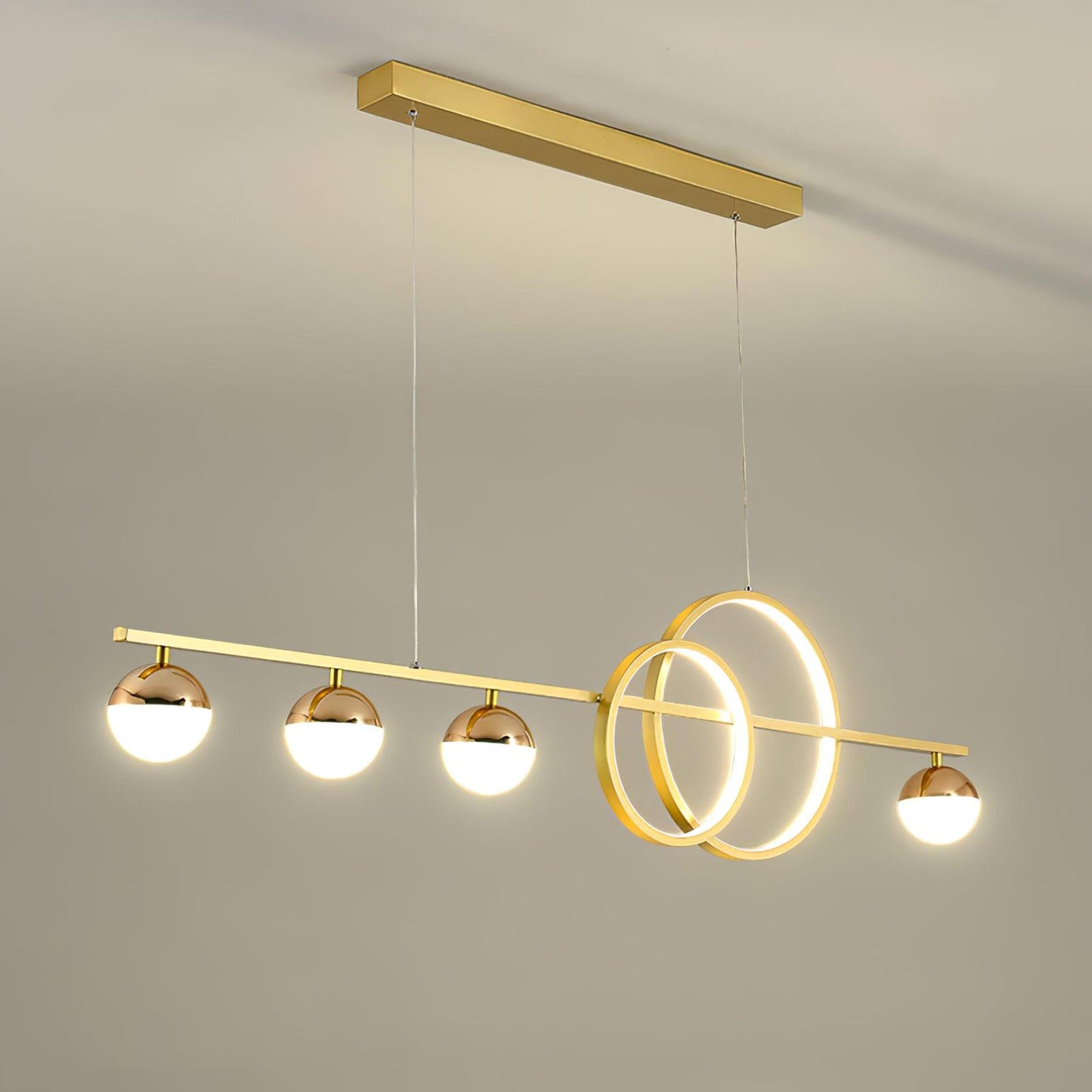 Brooklyn Double Circle Chandelier