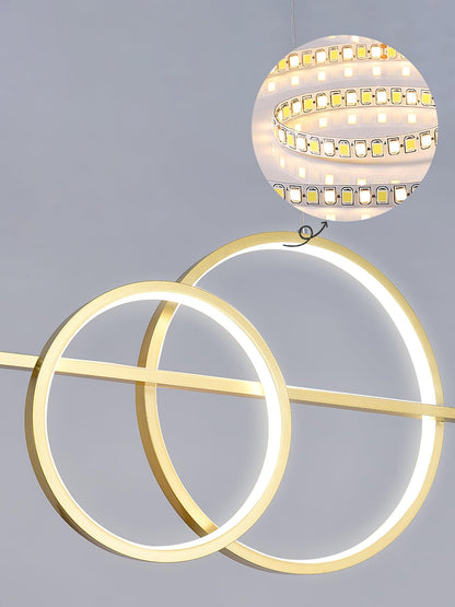 Brooklyn Double Circle Chandelier