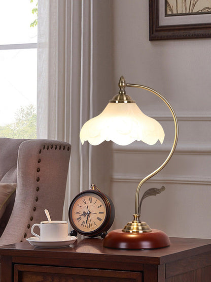 Brown Dome Table Lamp